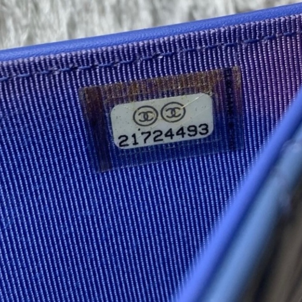 EUC! Chanel • Blue Quilted Crossbody WOC. 💙💙💙 has been authenticated by posh. - Picture 3 of 5